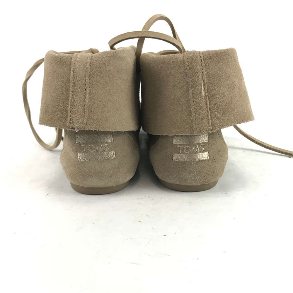 TOMS Womens Tan Tribal Embroidery Suede Booties - Picture 4 of 6